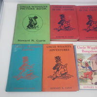 Vintage Uncle Wiggily lot of 9 Books Hardcover Wiggily's Adventures Travels 1930