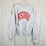 Vintage Champion Reverse Weave Spellout Logo Crewneck Pullover Sweatshirt Mens L