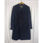 Vintage Jon's Clothier Boutique Designer Peacoat Winter Wool Overcoat Mens M 80s