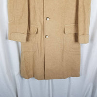 VTG DeGemmis of Glastonbury 100% Camel Hair Overcoat Polo Coat Peacoat Mens 42