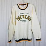 Vintage Nutmeg NFL Green Bay Packers Football Club Sweatshirt Mens L USA NOS 90s