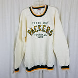 Vintage Nutmeg NFL Green Bay Packers Football Club Sweatshirt Mens L USA NOS 90s