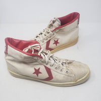 VTG 70s Converse One Star Dr J Basketball Hi Tops Sneakers Shoes Mens 13 USA Red