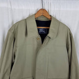 Vintage Burberrys Blanket Wool Lined Harrington Golf Bomber Jacket Mens M L Tan