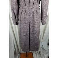 VTG Cedarhurst Classics Herringbone Winter Wool Fitted Peacoat Coat Womens XS S