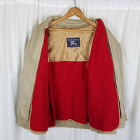 Vintage Burberrys Blanket Lined Harrington Golf Bomber Jacket Mens M Nova Check