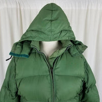 Vintage Frostline Kit Hooded Goose Down Quilted Puffer Parka Jacket Womens S