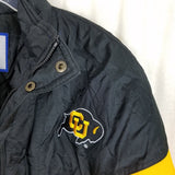 Vtg Logo 7 Colorado CU Buffaloes Puffer Parka Jacket Mens sz L NCAA Football 90s