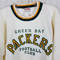 Vintage Nutmeg NFL Green Bay Packers Football Club Sweatshirt Mens L USA NOS 90s