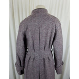 VTG Cedarhurst Classics Herringbone Winter Wool Fitted Peacoat Coat Womens XS S