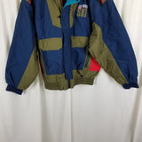 Vtg Obermeyer Lite USSki Team Embroidered Winter Ski Parka Jacket Mens L 90s