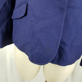 Vintage Miss Pendleton 100% Virgin Wool Blazer Jacket Womens M L USA Royal Blue