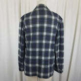 Vintage Pendleton Tartan Plaid 100% Pure Virgin Wool Blazer Jacket Womens M USA