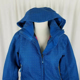 PowderRoom Micro-lite Hooded Polka Dot Anorak Jacket Parka Womens S 10,000 mm