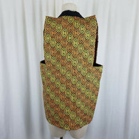 Vintage Handmade Reversible Vest Womens L 70s Retro Psychedelic Patchwork Look