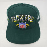 Vintage 90s Green Bay Packers NFL Logo Athletic Wool Snapback Hat Cap Pro Line