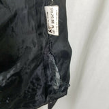 Original Supreme Quality PVC Vegan Faux Fur Collar Belted Tie Jacket Womens L