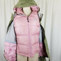 The North Face 3-in-1 Hyvent Tri Climate Winter Goose Down Parka Jacket Womens M