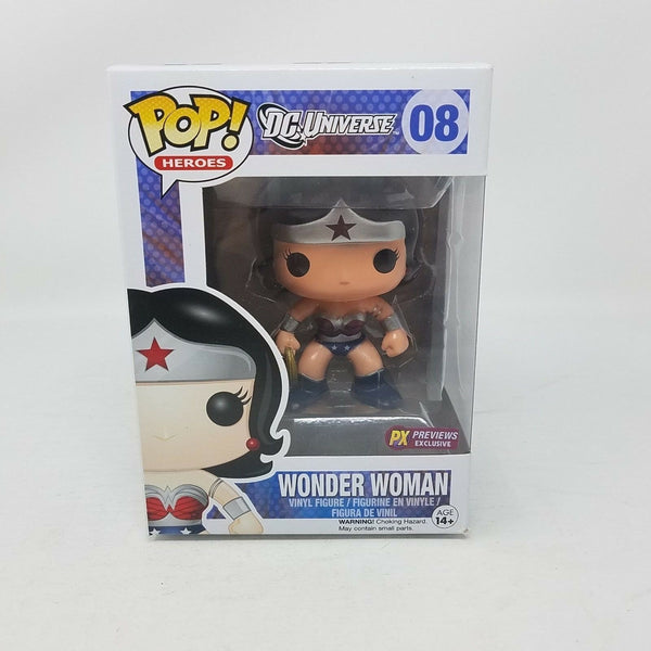 Funko Pop! DC Universe Wonder Woman 08 PX Previews Exclusive Vinyl Figure NIB