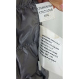Kenneth Cole Quilted Down Puffer Parka Jacket Womens XS Silver Metallic Gray