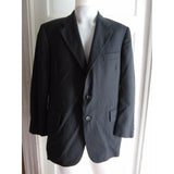 Christian Dior Hart Schaffner & Marx Pinstriped Wool Sport Coat Jacket Blazer L