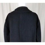 Weatherproof Black Wool Peacoat Coat Mens M Quilted Insulated Liner S&K Brands