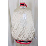 Paris Atelier & Other Stories Motel Cocktail Satin Bomber Jacket Womens 12 Pink