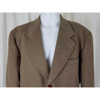 Mondo di Marco Brown Wool Cashmere Sport Coat Blazer Jacket XL Italy Firenze Tan