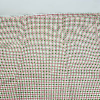 Screenprinted Check Checked Cotton Fabric 1+ yards