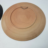 Vintage Greek Hand Made Fig Warrior Terracotta Pottery Plates Lot 3 Chariot Lg