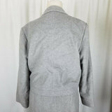 Kwon Suk Im Soft Cashmere Skirt Suit 2 Piece Outfit Set Blazer Jacket Womens S