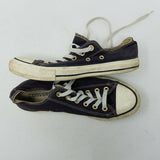 Converse All Star Black Double Tongue Lo Tops Fashion Sneakers Shoes Womens 8