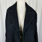 Harry Williams Wool Kuddlin Cloth Stroock MCM 1940s Peacoat Womens XS S Vintage