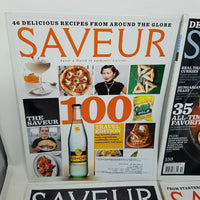 Saveur Magazine 2013 Lot 6 Editions Issues 149 155 156 159 Travel Cooking Food