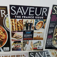 Saveur Magazine 2016 Lot of 5 Editions Issues 180 182 183 184 185 Cooking Food