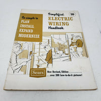 VINTAGE Sears Simplified Electric Wiring Handbook 1969 & Home Wiring Brochure