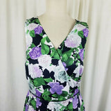 Talbots x Oprah Magazine Hydrangea Fit & Flare Twirl Dress Womens 6 NWT $189