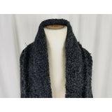 Banana Republic Boucle Long Open Front Merino Wool Cardigan Sweater Charcoal XL