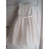 Cinderella White Beaded Taffeta Embellished Party Holiday Pageant Dress Girls 5