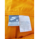 Nike Cropped Parachute Capri Pants Cinch Ankles Womens M Cotton Yellow Orange