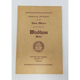 Annual Report Town Officers of Windham Maine January 31 1964 Cumberland County