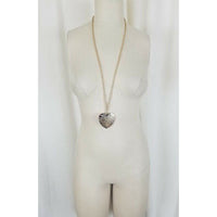Gold I Love You Heart Pendant Multiple Languages Rope Chain Medallion NECKLACE