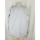 Vintage Prestige of Boston Open Front Swing Wrap Blazer Jacket Womens 10 Gray