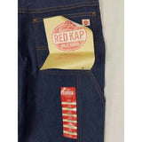 Red Kap Carpenter Jeans Deadstock Blue DENIM Pants Mens 34x33 Orange Stitching