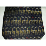 Robert Talbott David Wood 100% Silk Deer necktie 4" w 57" L Handmade England USA