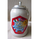 Friedens Krug Mug Of Peace 50 Jahre Years Ceramic Metal Stein 0.5L Flags Dove