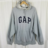 Vintage 90’s GAP Spell Out Hoodie Kanye Yeezy Pullover Sweatshirt Mens L Korea