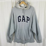 Vintage 90’s GAP Spell Out Hoodie Kanye Yeezy Pullover Sweatshirt Mens L Korea