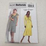 Vintage Butterick B4787 Sewing Pattern Maggy Boutique Dress Jacket 14-16-18-20