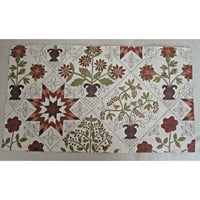 Quaker Downhome Harvest Fabric Samples Tapestry Folk Art Country Primitive Craft